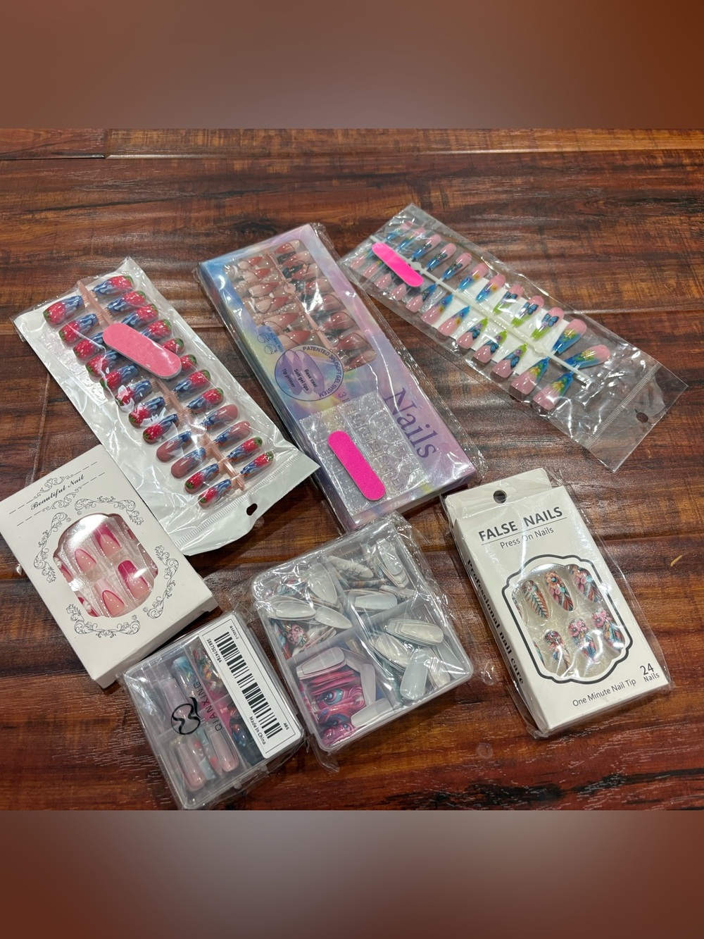 NEW Assorted Press-On False Nails Set / Bundle, multiples